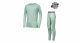 SENSOR MERINO AIR SET dětský triko dl.rukáv + spodky basil green