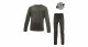 SENSOR MERINO AIR SET dětský triko dl.rukáv + spodky olive green