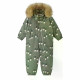 Dětský zimní overal s membránou Reima Lappi - greyish green