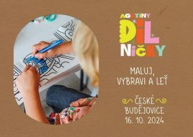 Maluj, vybarvi a leť - st 16.10.2024, 10:00 České Budějovice