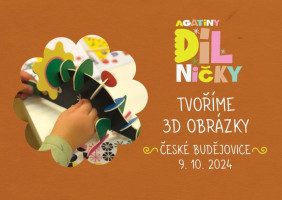 Tvoříme 3D obrázky - st 9.10.2024, 15:00 České Budějovice