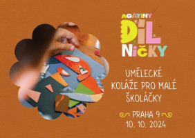 Umělecké koláže pro malé školáčky - čt 10.10.2024, 15:00 Praha 9