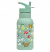 A Little Lovely Company - borraccia in acciaio inox, 350 ml - allegria