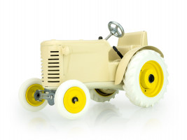 Traktor ohne Antrieb - beige