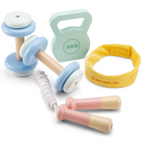 Set fitness in legno per bambini