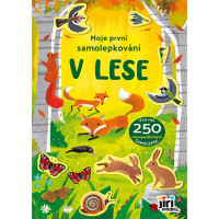 V lese - moje první samolepkování