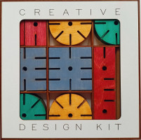 Stavebnice Creative design kit - barevná - Sleva poškozený obal