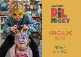 Karnevalové masky: st 12.3.2025,15:00, Praha 4