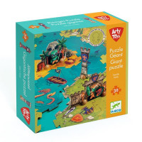 Arty Toys - Velké puzzle – Bitva – 30 ks - Sleva poškozený obal