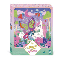 Kreativní sada Magic Fairies - samolepky a fosforeskující písek