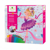 Stick & Fun - mozaika - princezny baletky - Sleva poškozený obal