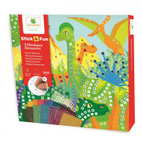 Stick & Fun - mozaika - svět dinosaurů
