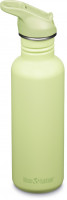 Nerezová lahev Klean Kanteen Classic 27oz (w/Flip Seal Sport Cap) - shadow lime 800 ml