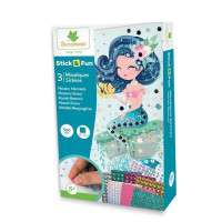 Stick & Fun - malá mozaika - mořské víly - Sleva poškozený obal