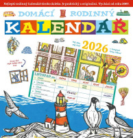 Domácí rodinný kalendář 2026 - Můj dům, můj hrad