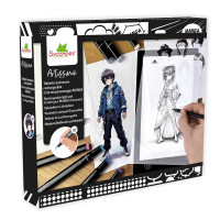 Artissimo - Kreslící tablet s podsvícením - Manga postavy