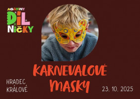 Karnevalové masky - čt 23.10.25,15:00 Hradec Králové