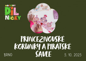 Princeznovské korunky a pirátské šavle - 5.10.2025, 11:00 Brno