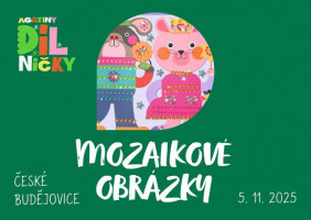 Razítkové a mozaikové obrázkové obrázky - st 5.11.25, 10:00 ČB
