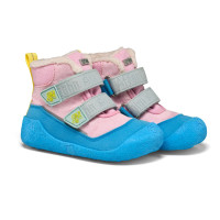 Dětské barefoot boty Affenzahn Prewalker Midboot Vegan Snuggy Chameleon - vel. 21