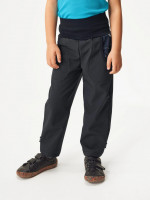 Softshellové kalhoty s fleecem Basic, Černá, Planety - vel. 104/110