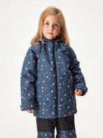 Zimní bunda Polar, Květiny - vel. 122/128