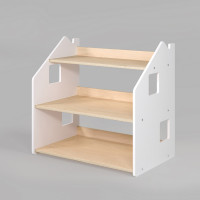 Police na hračky – bílá