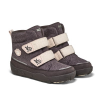 Dětské barefoot boty Affenzahn Mid Boot Wool Comfy Rhino - vel. 25