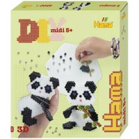 Hama Midi - Dárková sada - 3D Panda - Sleva poškozený obal