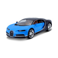 Maisto - Stavebnice - Bugatti Chiron, modrá, 1:24