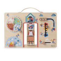 Lilliputiens-Activity Board-oblékáme se podle počasí-liška Alice - Sleva poškozený obal