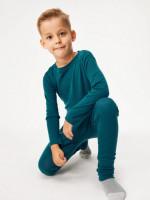 Dětské merino legíny, Petrolejová, vel. 98/104