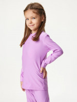 Dětské termo triko s dlouhým rukávem, Lila, vel. 86/92