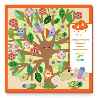 Kreativní sada – koláž z měkké plsti - stromy během ročních období - Sleva poškozený obal