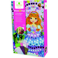 Stick & Fun - malá mozaika - princezny - Sleva poškozený obal
