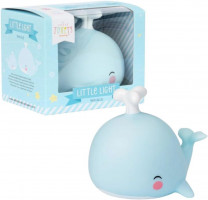 A Little Lovely Company - malé noční světlo - velryba - Sleva poškozený obal