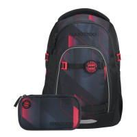 Školní batoh coocazoo MATE, FC Bayern, Stern des Südens - 2 dílný set