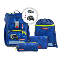 Školní aktovka Step by Step CLOUD, Police Truck Charly - 5dílný set
