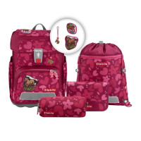 Školní aktovka Step by Step CLOUD, Wild Horse Nora - 5dílný set