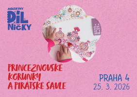 Princeznovské korunky a pirátské šavle - st 25.3.26, 16:00 Praha 4