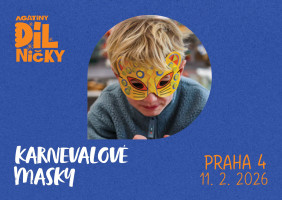 Karnevalové masky - středa 11.2.26, 16:00 Praha 4
