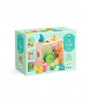 Dřevěné třídící tvary - 3 způsoby vkládání - Sleva poškozený obal