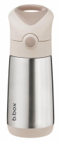 Termoska na pití s brčkem 350 ml - béžová