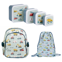 Malý balíček A Little Lovely Company - Výbava do školky - vozidla