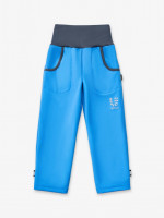 Dětské softshellové kalhoty s fleecem Basic, Modrá, vel. 128/134