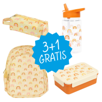 Velký balíček A Little Lovely Company Duha + lahev ZDARMA