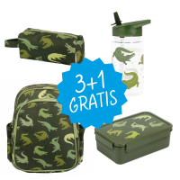 Velký balíček A Little Lovely Company Krokodýl + lahev ZDARMA