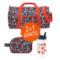 Cestovní balíček A Little Lovely Company Jahody + lahev ZDARMA