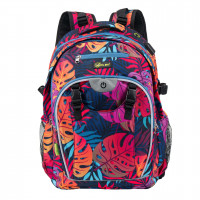 Wheel-Bee - školní a volnočasový batoh s LED technologií - Generation Z - Monstera