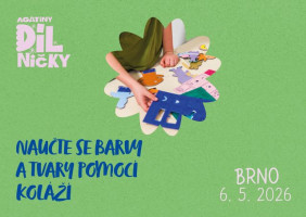 Naučte se barvy a tvary pomocí koláží - st 6.5.2026, 10:00  Brno